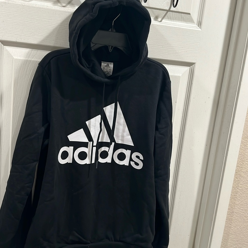 Woman’s adidas black hoodie size large
